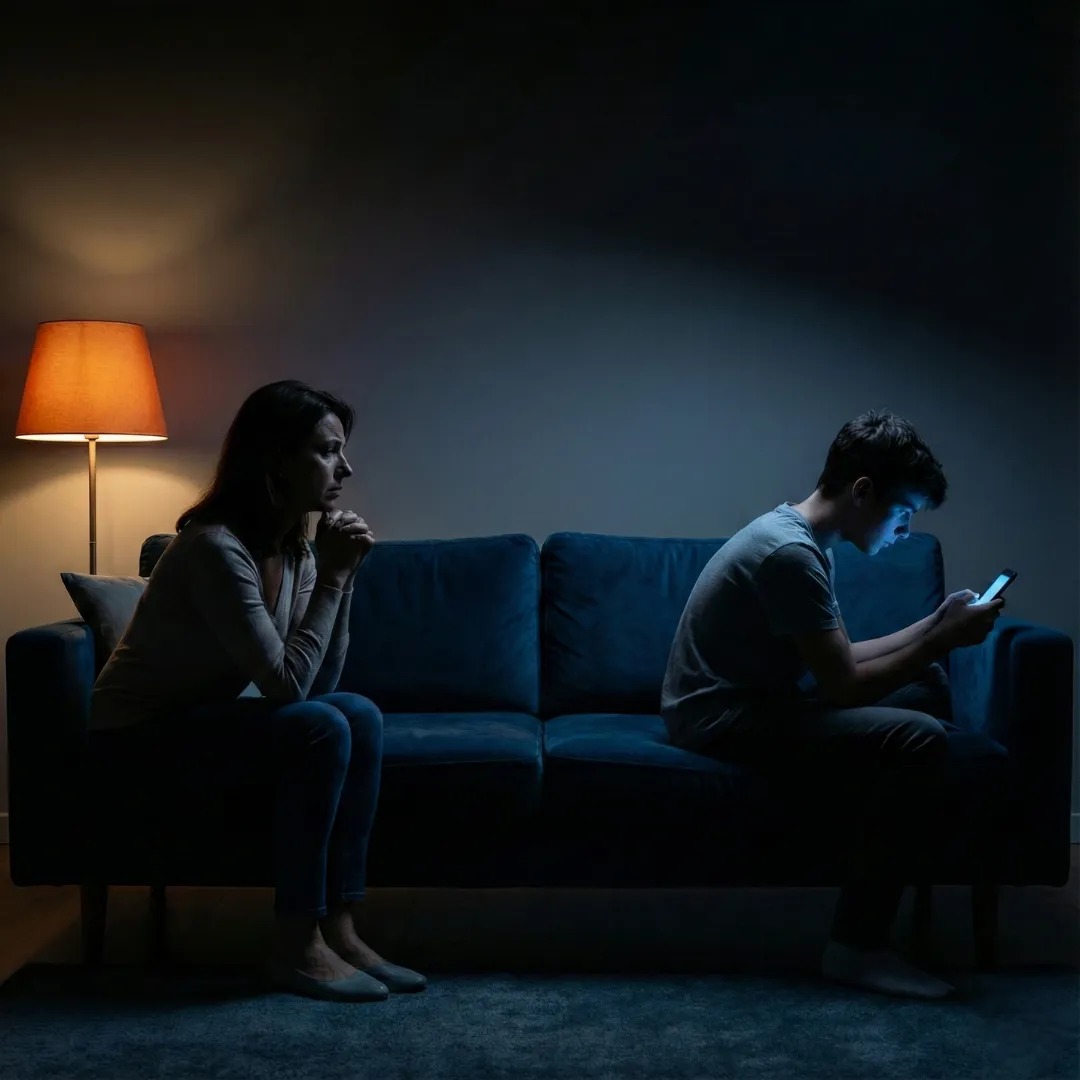 Madre e figlio, silenzio